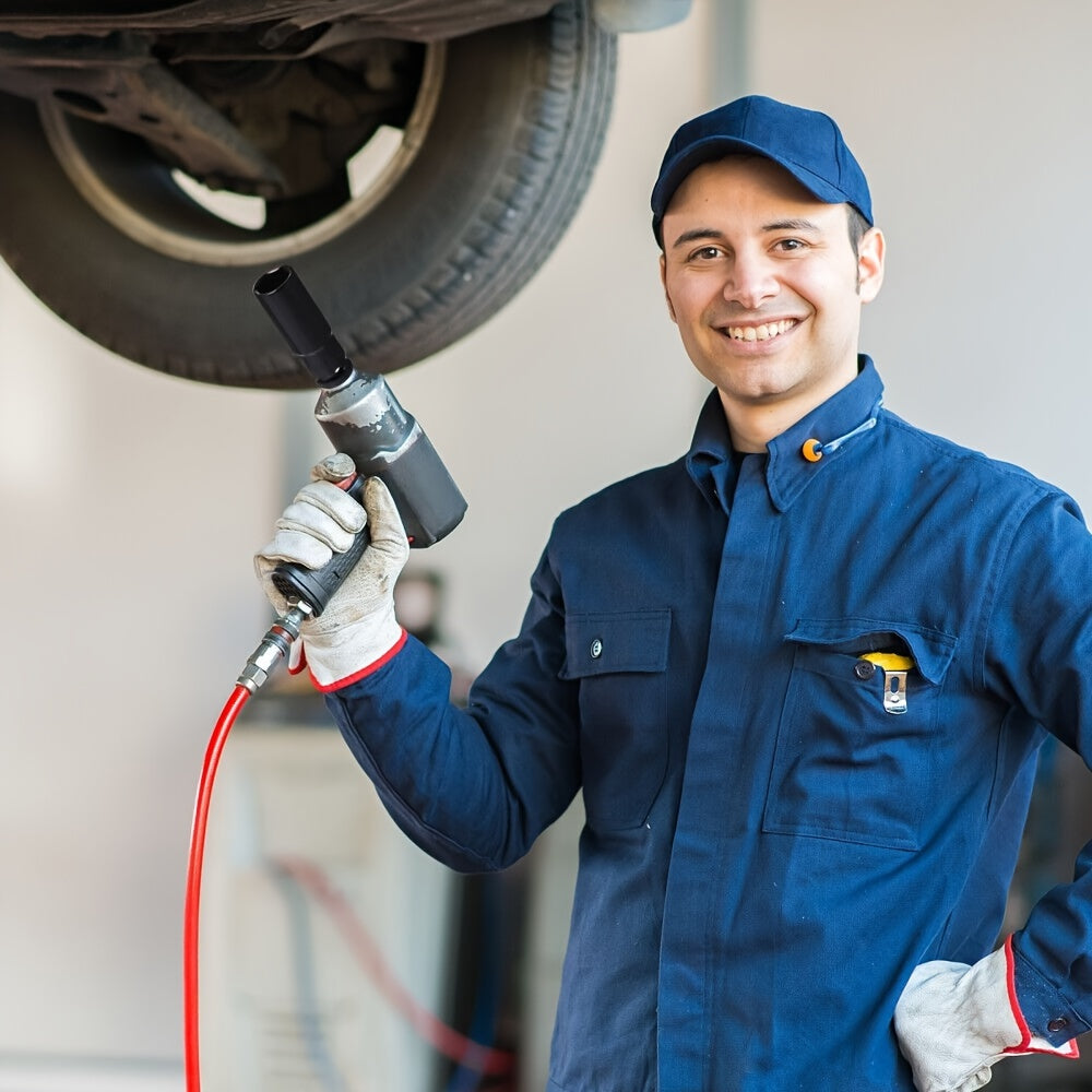 20pc Heavy-Duty Hex Impact Wrench Socket Set - 1/2 Drive, Chrome Vanadium Steel, Metric (8-32mm) Sizes, with Robust Plastic Toolbox - Perfect for Automotive Repair and DIY Projects