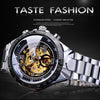 Winner Mechanical Sport Design Bezel Men's Watches, Skeleton Wristwatch, Men's Accessories