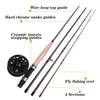 Sougayilang Fly Fishing Rod Reel Set Fly Fishing Pole with Reel Combo Fly Tackle