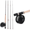 Sougayilang Fly Fishing Rod Reel Set Fly Fishing Pole with Reel Combo Fly Tackle