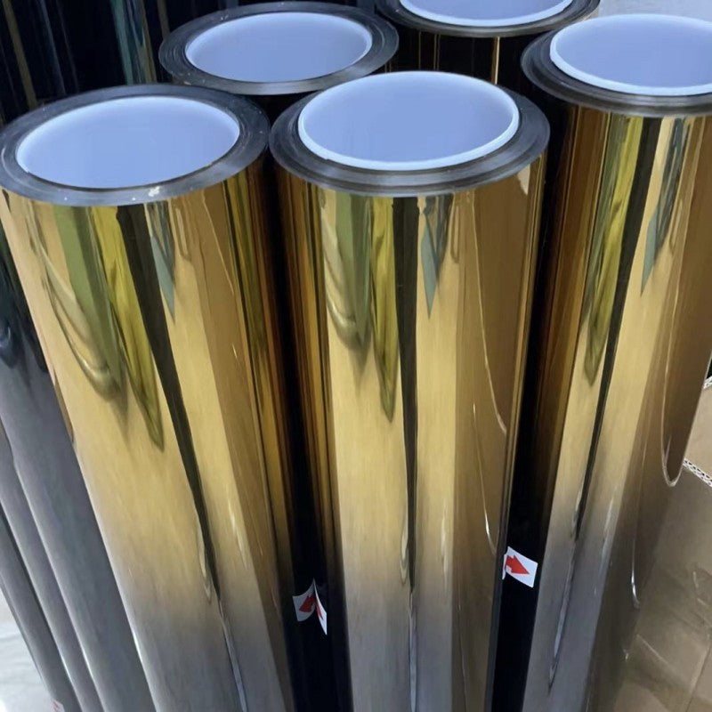 1pc Automotive Dual Color Film Gradient Insulation Film Explosion-proof Window Sunshade Film Solar Film Automotive Color Contrast Film 19.6x118.1 Inch