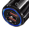 Compact Safe 12/24V Universal QC 3.0 Fast Charge Automotive Charger for Automobile Car Charger Car Charger Adapter