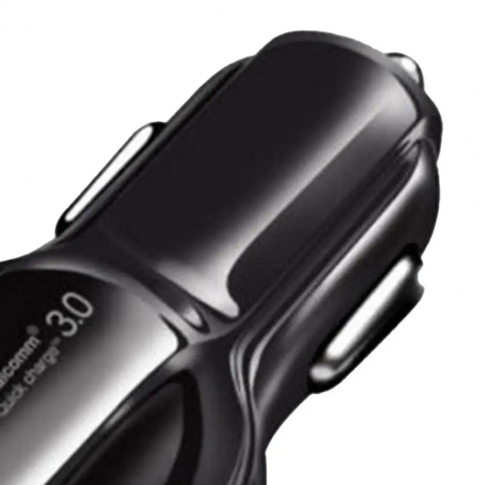 Compact Safe 12/24V Universal QC 3.0 Fast Charge Automotive Charger for Automobile Car Charger Car Charger Adapter