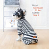 Cozy Striped Pajamas For Small Dogs And Cats - Soft Stretch Fabric For Ultimate Comfort