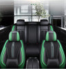 Full Set Car Seat Covers, Sport Style, Universal Fit, Full Coverage, Breathable Mesh, Lumbar Support, Trendy Automotive Seat Protector, All-Season