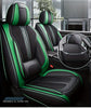 Full Set Car Seat Covers, Sport Style, Universal Fit, Full Coverage, Breathable Mesh, Lumbar Support, Trendy Automotive Seat Protector, All-Season