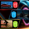 24/16pcs Bicycle Tire Luminous Valve Cover, Automotive Tire Fluorescent Valve Cover, Suitable For: Car, Bicycle, Motorcycle Tires, Universal Fluorescent Tire Valve Caps