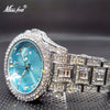 MISSFOX Fashion Faux Diamond Watches, Arabic Number Waterproof Quartz Watches For Men And Women