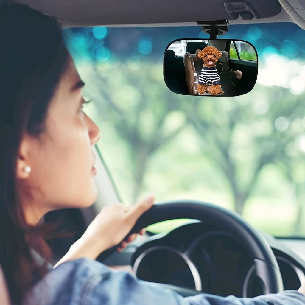 Wide Angle Convex Rearview Mirror, Adjustable Car Interior Mirror for Backseat, Automotive Accessories