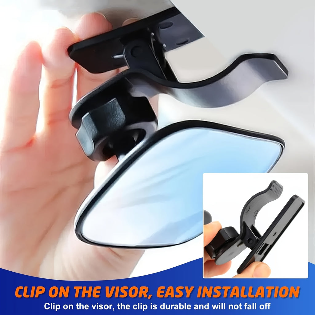 Wide Angle Convex Rearview Mirror, Adjustable Car Interior Mirror for Backseat, Automotive Accessories