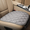 Diamond Pattern Plush Car Seat Cover Set - Universal Fit Warm Winter Automotive Seat Cushions, 3-Piece Vehicle Seat Pad Kit with Secure Buckle System for Car Interior Accessories