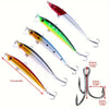 56pcs Fishing Lures Kit Crankbait Tackle Minnow Popper Pencil Swimbaits Hook Freshwater Saltwater Hard Baits Set for pike carp bass fishing christmas gift for man