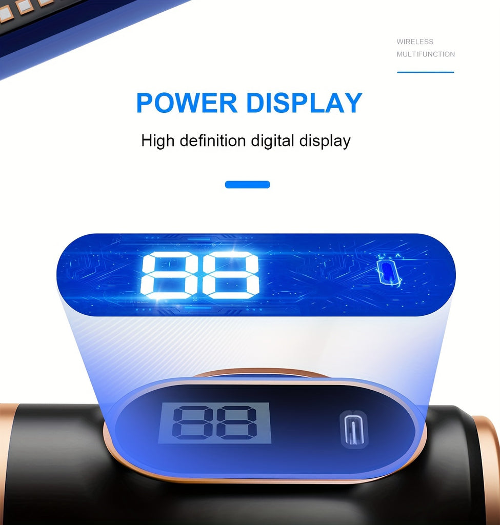 4000mAh High-Power Portable Vacuum Cleaner - Strong 45W Suction, 3.5Pa Pressure, USB Rechargeable, Lightweight, Cordless, Multi-Surface Cleaning for Household, Automotive, Office - Ideal for Quick Cleanups and Pet Owners