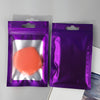 100-Pack Holographic Zipper Lock Resealable Bags, Moisture-Proof Aluminum Foil Polyester Film Flat Transparent Window Pouch for Electronics/Jewelry/Cosmetics Organization, 4 Size Options, Non-food contact