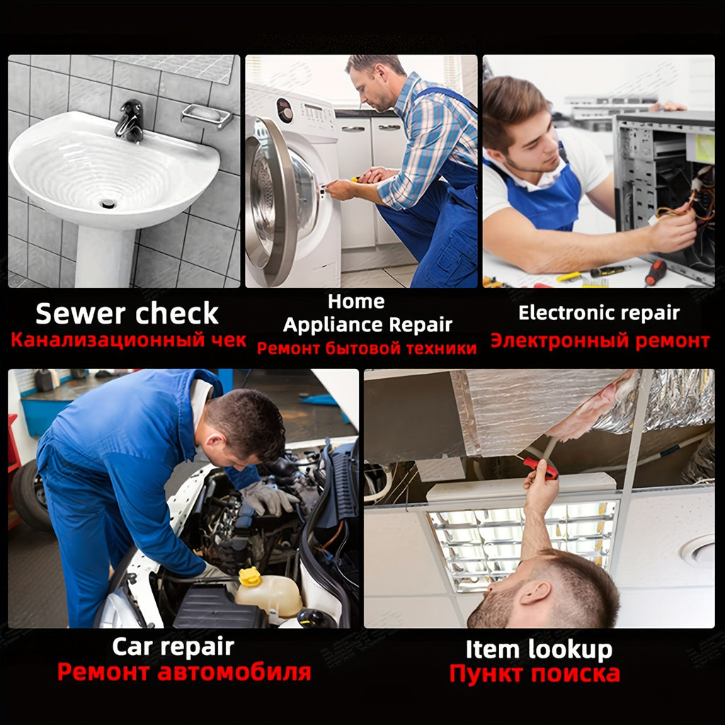 5Mm/0.196In Mini Camera Industrial Cameras Endoscope, Android Mobile Phone Camera, Pipeline Detection, Industrial, Automotive Repair, Carbon Deposition, Visual Repair, Air Conditioning 1-10M Probe