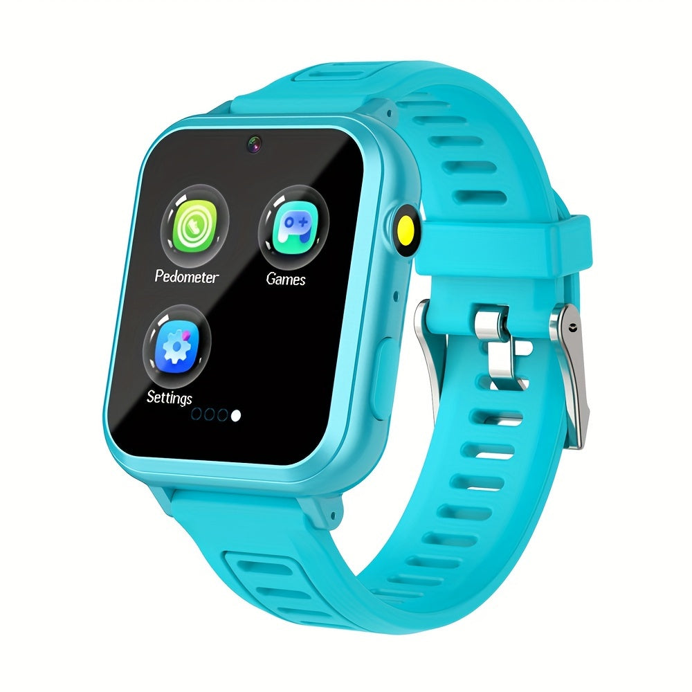 Teenagers Game Smart Watch With 24 Puzzle Games, HD Touch Screen Camera, Music Player, Pedometer Alarm Clock, Calculator Flashlight 12/24 Hr Students Watches, Gift For Boys Girls, Fitness Tracker Watch