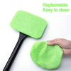 Car Window Cleaning Brush Kit for Windshield Cleaning Tools, Interior Car Wiper with Long Handle, Automotive Accessories.
