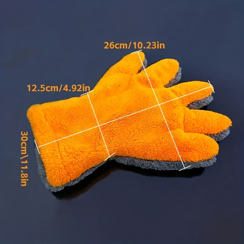 Universal Car Wash Glove, Scratch-Free Exterior Cleaning Tool, Durable Automotive Detailing Mitt for All Vehicles