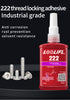 1/3pcs Multifunctional Vitamin Adhesive 222/243 Medium High Strength Screw Glue Medium High Strength Automotive Special Screw Glue Anti-slip Fastening Anaerobic Glue Removable And More
