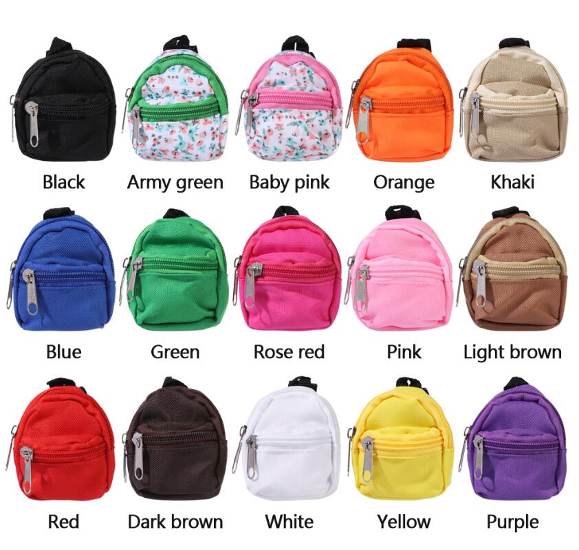 for LABUBU 30cm Doll 1/6 BJD Doll Mini Bag Backpack Mini Doll Bag Doll House Decoration Toy Accessories for Gifts Halloween, Christmas Gift