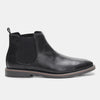 Men'S Chelsea Boots - Classic Ankle Boots with Elastic Closure, Glossy Black Faux, Cushioned Insole & Non-Slip PVC Sole - Formal & Casual Shoes for Everyday, Office, Events - Extended Sizes up to EU 46 (US Men'S 12) - Model #