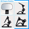 Wide Angle Convex Rearview Mirror, Adjustable Car Interior Mirror for Backseat, Automotive Accessories