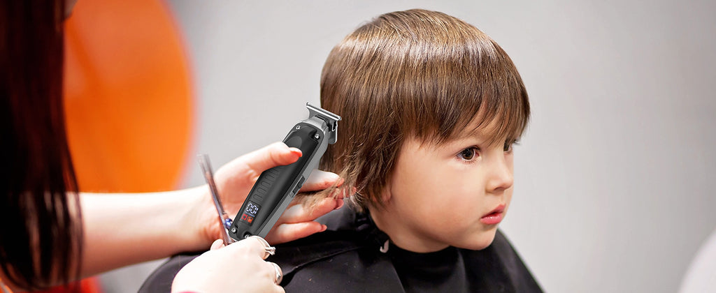 Sejoy Cordless Hair Clippers for Men Trimmers Set for Barber with LED Display Professional Slick Hair Cut Self-Sharpening Blades