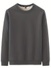 New Men's Casual Fashionable Solid Color Crew Neck Sweatshirts For Autumn And Winter