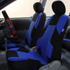 Universal Fit Front Pair Car Seat Covers - Breathable Polyester Split Automotive Seat Cushion Protectors with Sponge Filler - Hand Washable, All-Season, Durable and Easy to Install
