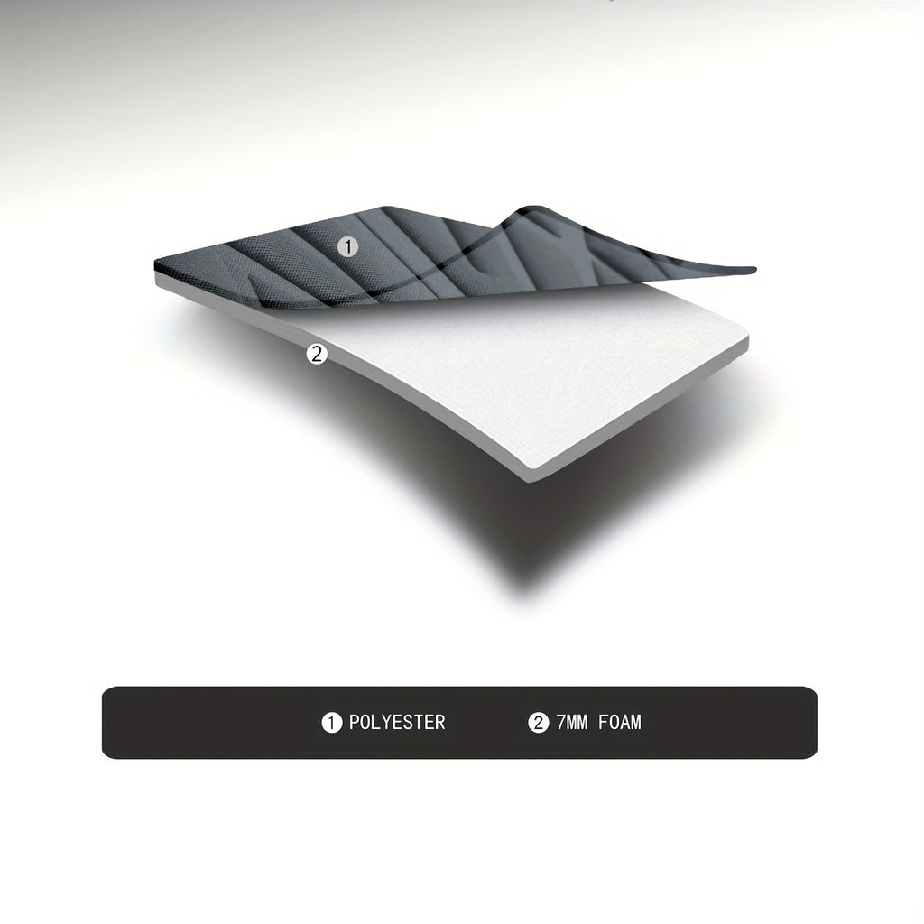 Universal Fit Front Pair Car Seat Covers - Breathable Polyester Split Automotive Seat Cushion Protectors with Sponge Filler - Hand Washable, All-Season, Durable and Easy to Install