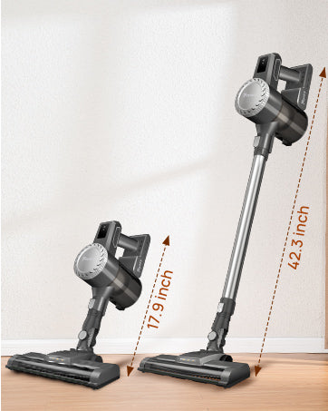 Pet Friendly-Cordless Vacuum Cleaners,6-in-1 Stick Vacuum Up to 40 Mins Runtime,30Kpa for Home/Carpet/Hardwood Floor/Pet Hair