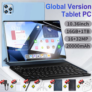 2025 Global New 10.36 inch tablet Android 14 Pad 15 Pro 16GB 1TB Snapdragon 8 Gen2 4KHD 5G WIFI Bluetooth WPS 20000mAh tablets