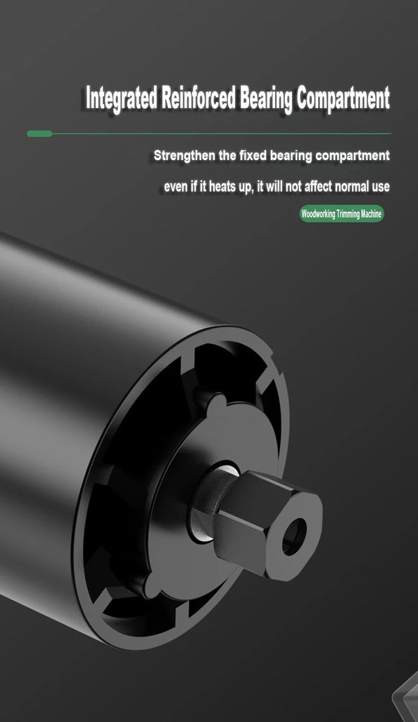 800W 6 Speed Electric Trimming Machine 33000rpm Woodworking Milling Engraving Hand Wood Edge Router Trimmer Home DIY Power Tools