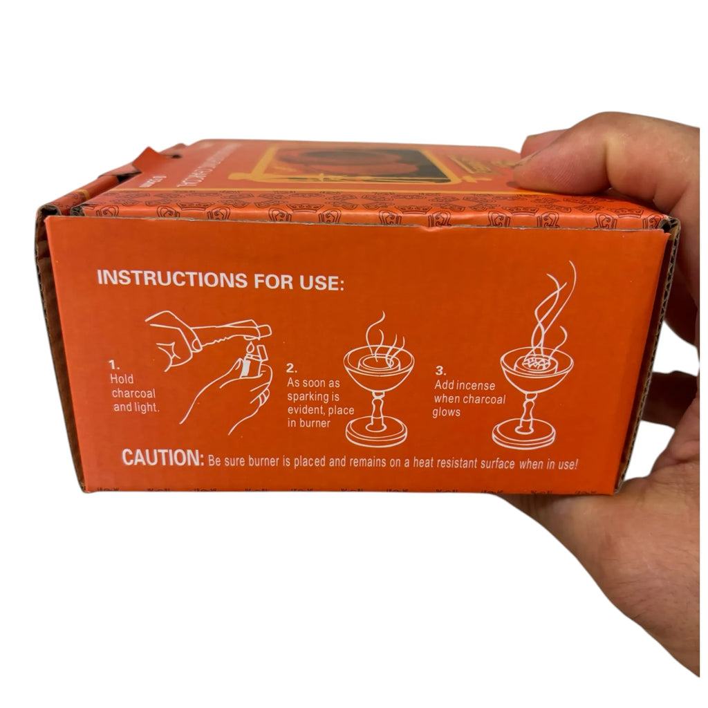 Charcoal Charcoal, Al Fakher Slow Burning 100 Tablets Shipped from the Peninsula Rapido Chicha, Hookah, to Burn Incense or Smoking