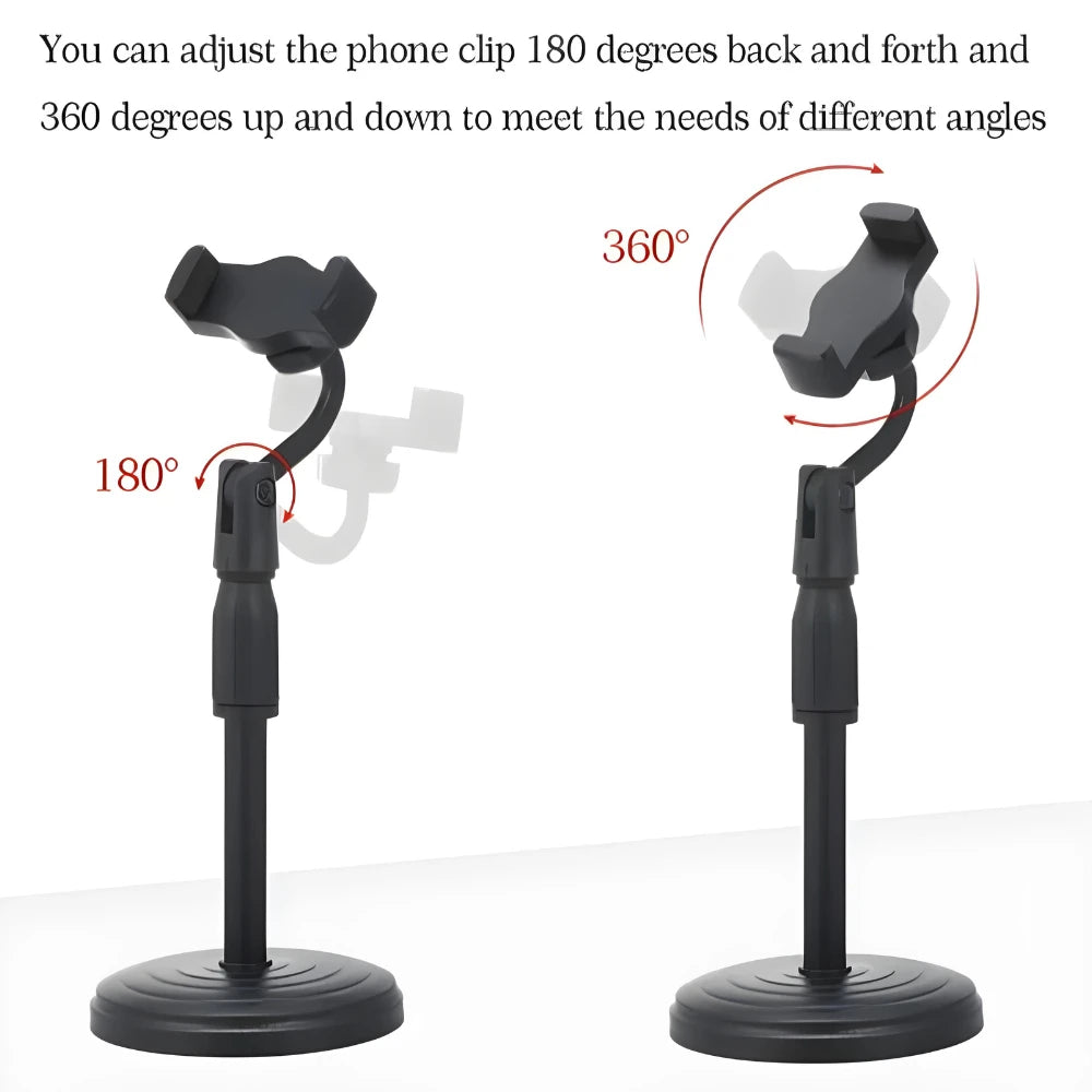 Suporte Tripé Para Celular de Mesa com Altura Ajustavel Apoio Celular