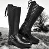 33 to 40 Adjustable Adjustable Zipper Long Cano Boots for Women
