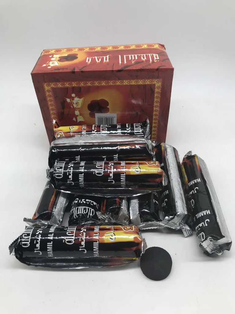 Charcoal Charcoal, Al Fakher Slow Burning 100 Tablets Shipped from the Peninsula Rapido Chicha, Hookah, to Burn Incense or Smoking