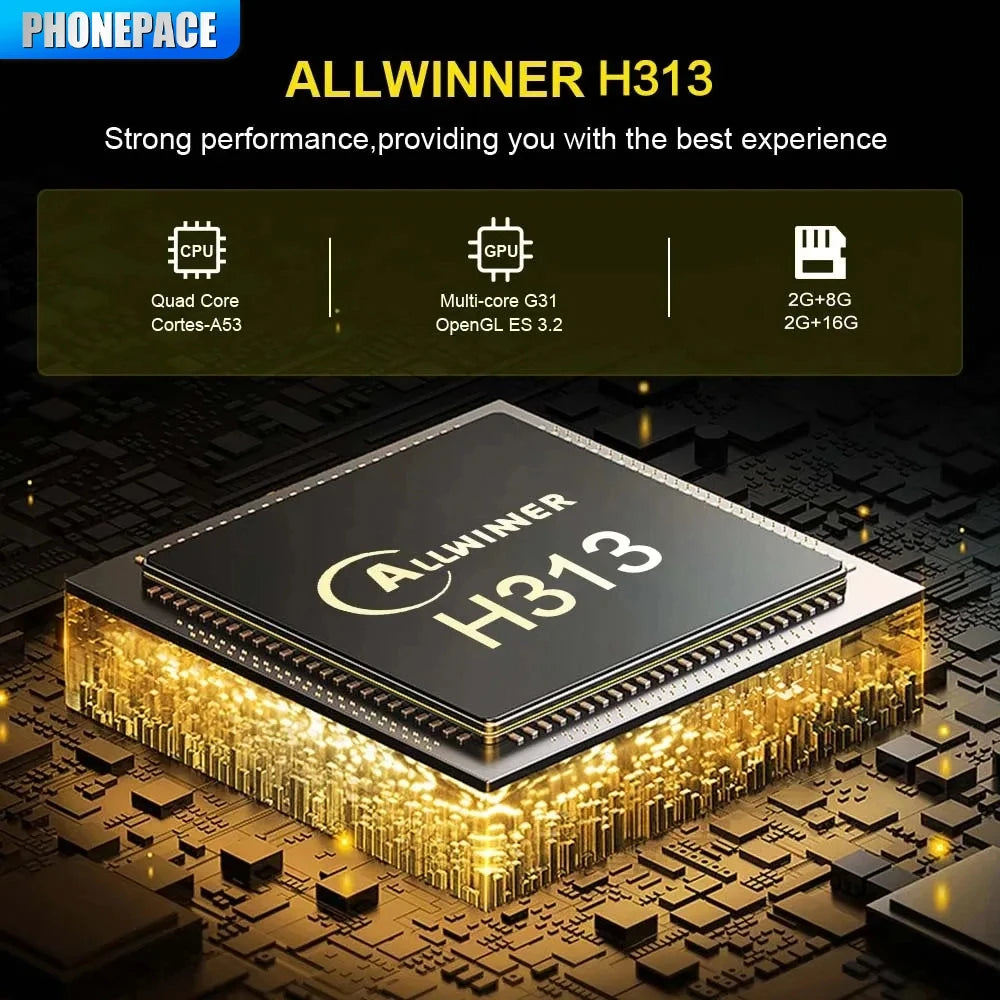 Android13 Smart Home Theater TV Box AllwinnerH313 Google Assistant Netflix Streaming Bluetooth Media Player 2G16G 2.4G5G Wifi T1