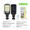 Solar Street Lights Outdoor Led Courtyard Wall Lamp Human Body Induction Garden Terrace Garage Solar Induction Lamp