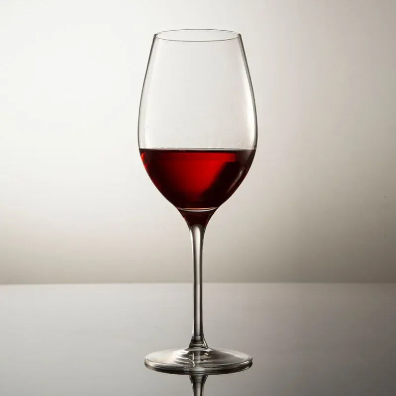 Wine Glasses Set (6 Wine Glasses 465ml) -Wine Decanter 1900ml-Glass Home Party Decoration