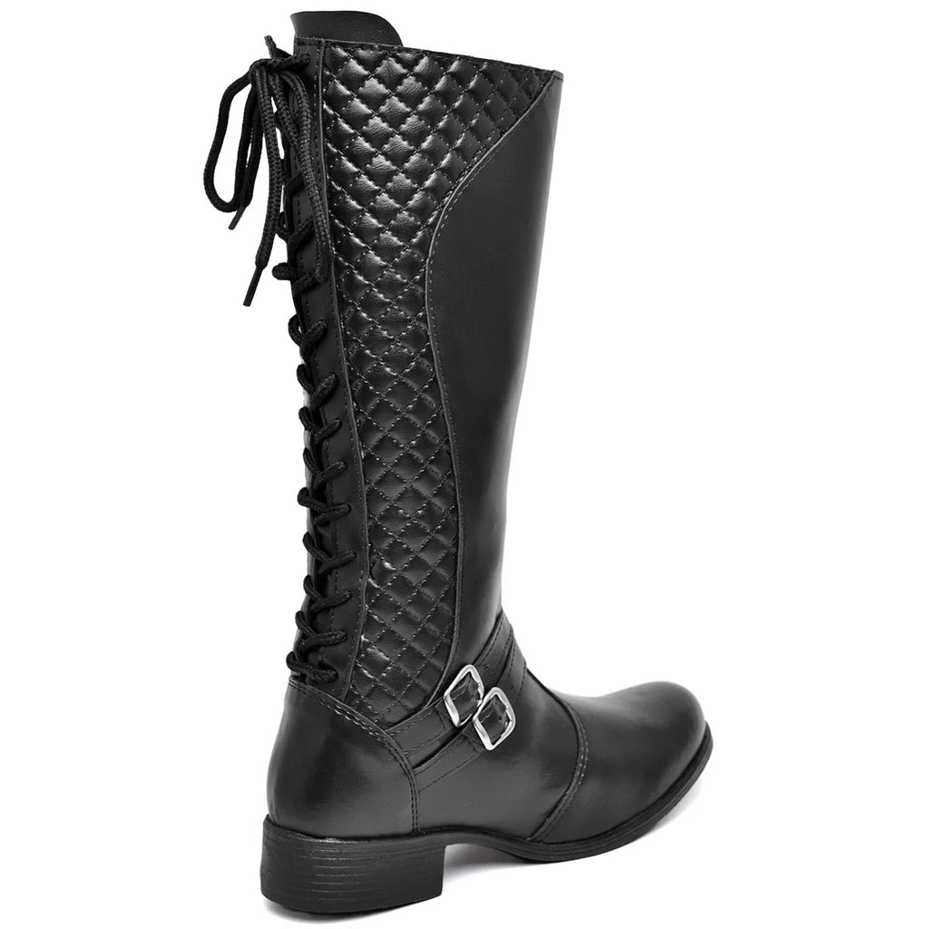 33 to 40 Adjustable Adjustable Zipper Long Cano Boots for Women