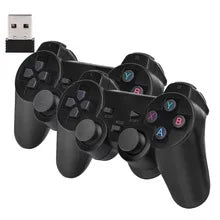 Double Happiness: 2.4G wireless gamepad set, easily team up and play games.Two people can enjoy classic games together.