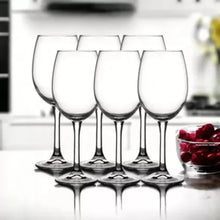 Laai beeld in Galery-kyker, Wine Glasses Set (6 Wine Glasses 465ml) -Wine Decanter 1900ml-Glass Luxury Home Party Decoration