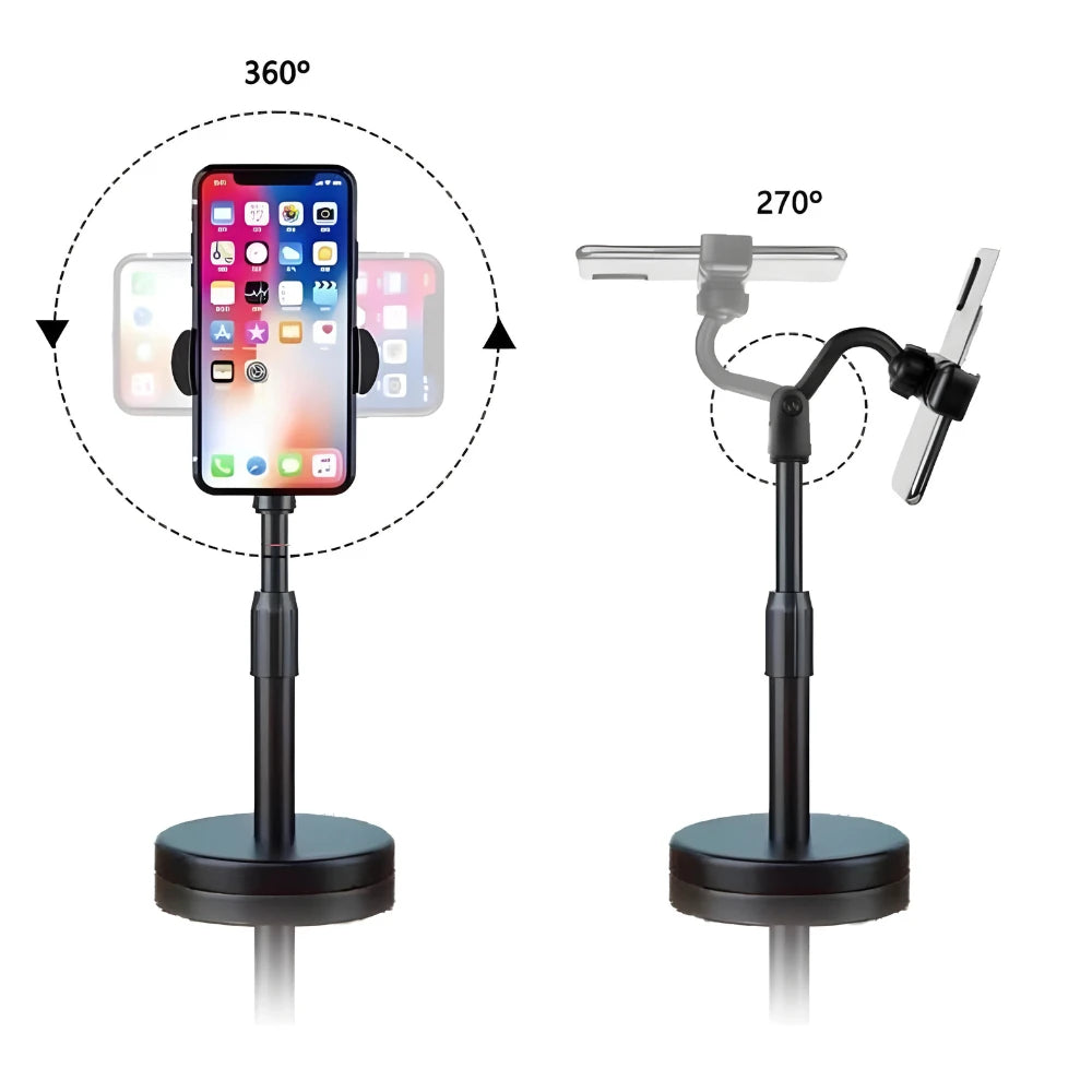 Suporte Tripé Para Celular de Mesa com Altura Ajustavel Apoio Celular