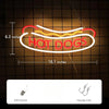 Hot Dog Neon Wall Decoration Neon Business Sign Hot Dog Shop Fast Food Restaurant Christmas Birthday Party Gift