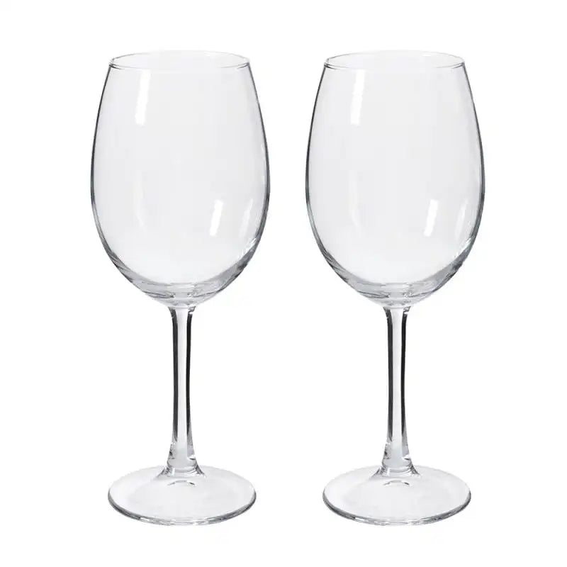 Wine Glasses Set (6 Wine Glasses 465ml) -Wine Decanter 1900ml-Glass Home Party Decoration