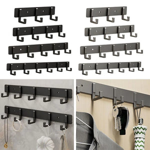 Punch-free wall-mounted living room clothes hanger load-bearing hook towel bathroom wall strong adhesive hanger