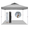 3x3m Gazebo Pop Up Canopy Tent Waterproof Foldable Gazebo Height Adjustable Party Tent For Beach Garden PartyCamping No Sidewall