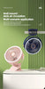 Camping Fan Rechargeable Desktop Portable Air Circulator Wireless Ceiling Electric Fan With LED Light Clip-on Home Fan 8000mAh