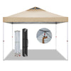 3x3m Gazebo Pop Up Canopy Tent Waterproof Foldable Gazebo Height Adjustable Party Tent For Beach Garden PartyCamping No Sidewall
